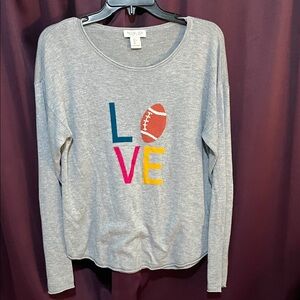 Rachel Zoe Gray Crew Neck Sweater